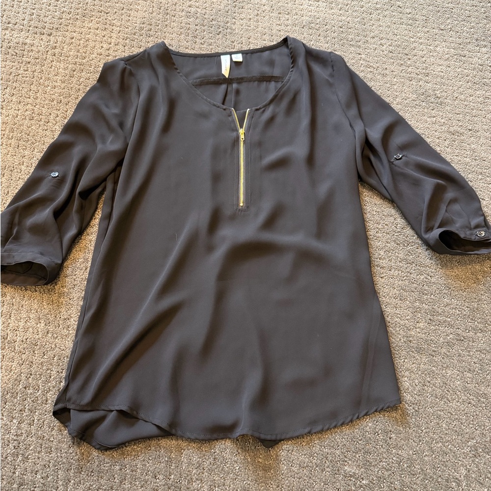 Elegant Black Women's Top